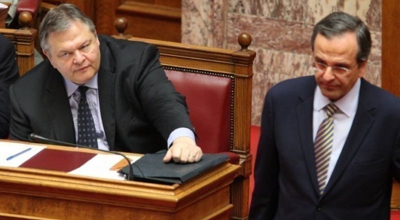 Συνάντηση Σαμαρά – Βενιζέλου με φόντο τη συμφωνία με τρόικα