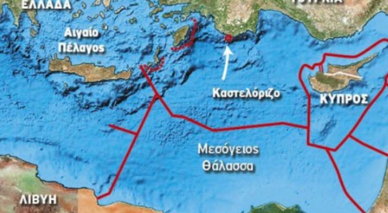 “Καταργεί” την υφαλοκρηπίδα Ρόδου – Καστελόριζου η Τουρκία