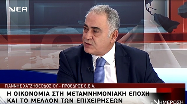 Γ. Χατζηθεοδοσίου στη Νέα Τηλεόραση Κρήτης: Το βάρος του αναπτυξιακού σχεδιασμού να πέσει στους μικρομεσαίους  – Βίντεο