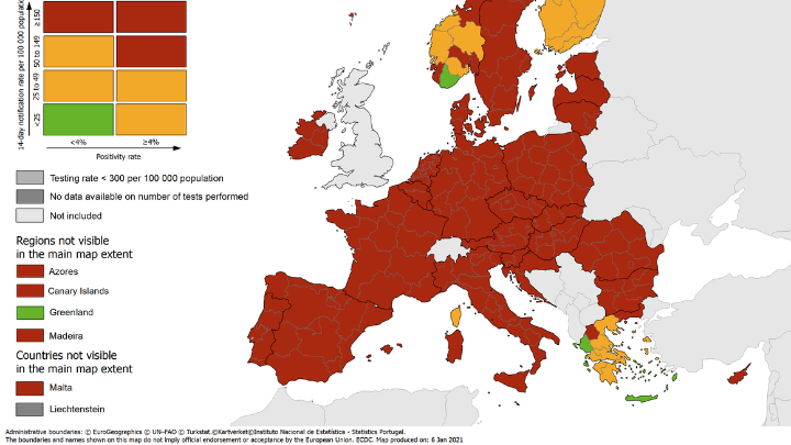 Κορονοϊός: Καλύτερη η εικόνα της Ελλάδας σε σχέση με τις περισσότερες ευρωπαϊκές χώρες