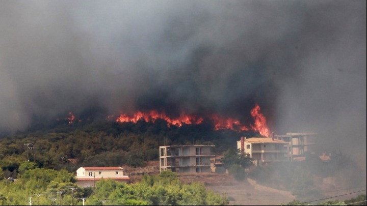 Ξανά πυρκαγιά στα Βίλια: Ενισχύονται συνεχώς οι πυροσβεστικές δυνάμεις