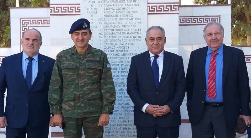 Επίσκεψη του Προέδρου της ΚΕΕΕ στο στρατόπεδο της ΕΛΔΥΚ – Σειρά επαφών του Γ. Χατζηθεοδοσίου στην Κύπρο