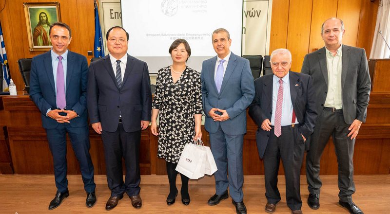 Επίσημη επίσκεψη Κινεζικής επιχειρηματικής αντιπροσωπείας στα γραφεία του Ε.Ε.Α.