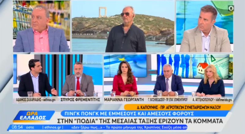 Γ. Χατζηθεοδοσίου στο Open για τη φορολογία