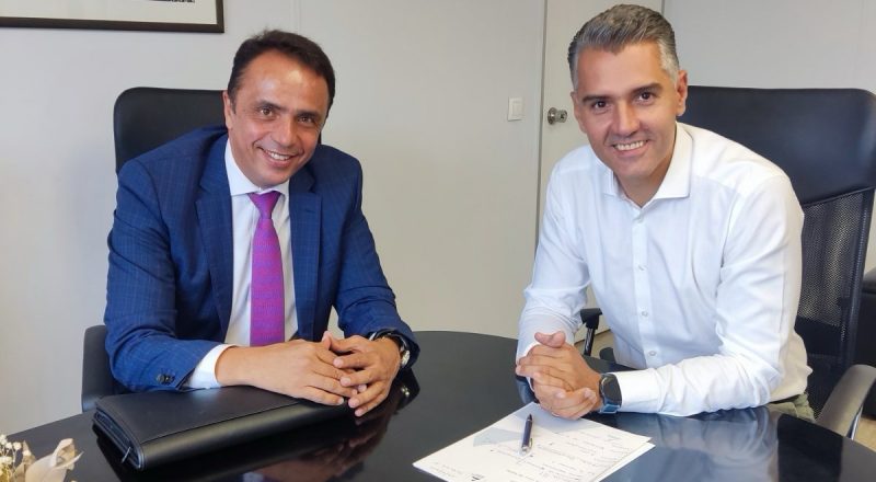 Συνάντηση εργασίας Ν. Γρέντζελου με τον Αντιπεριφερειάρχη Κεντρικού Τομέα Αθηνών Κ. Ζώμπο