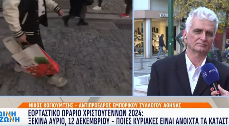 Ν. Κογιουμτσής στο Action24: Μειωμένη η αγοραστική δύναμη – Στο “κόκκινο” πολλές επιχειρήσεις