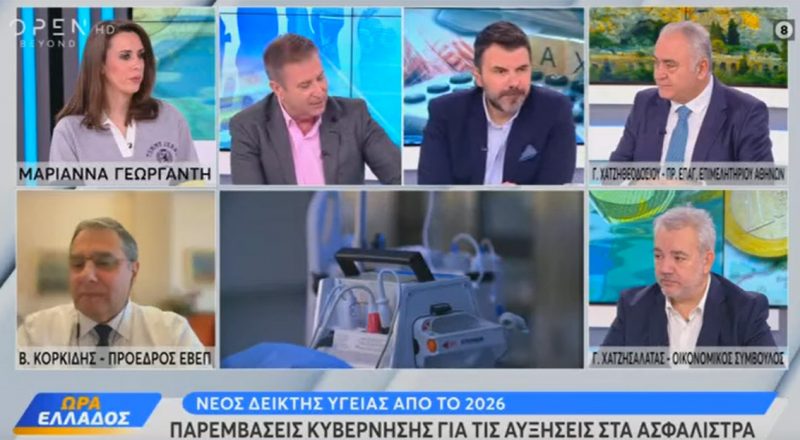 Γ. Χατζηθεοδοσίου στο OPEN: Να αντιμετωπιστεί η ακρίβεια στα νοσήλια- Λίγες κατοικίες λαμβάνουν την έκπτωση στον ΕΝΦΙΑ